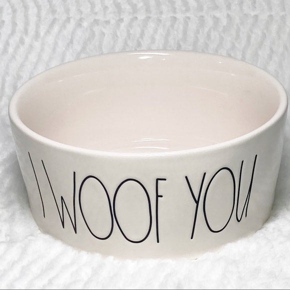 Rae dunn woof dog bowl cheap