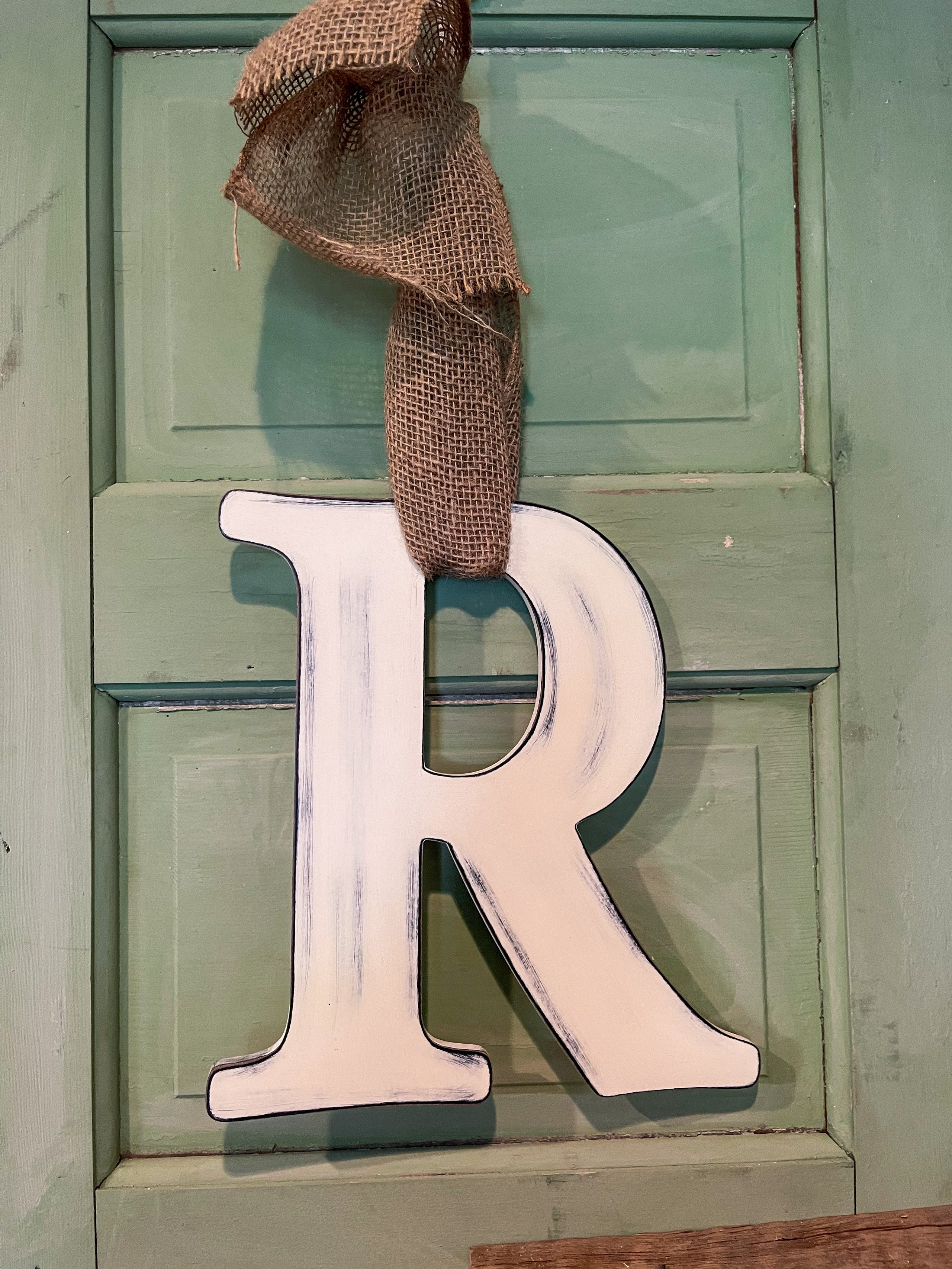 Wood Letter R | The Yellow House
